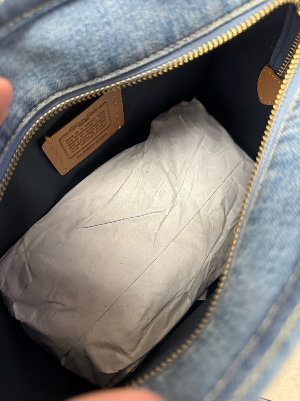 NWT - COACH - Cargo 26 - Denim - Picture 6 of 13